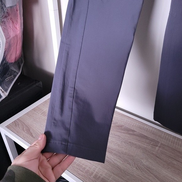 Riani Womens Slim Fit Techno Stretch Pants Tapered Leg Size 10 Designer Menswear - Picture 3 of 14